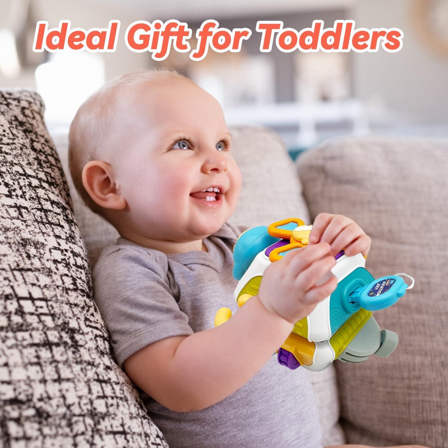 Cubo Ocupado Montessori WYCYJU 10 en 1 para Niños 1-3 Años