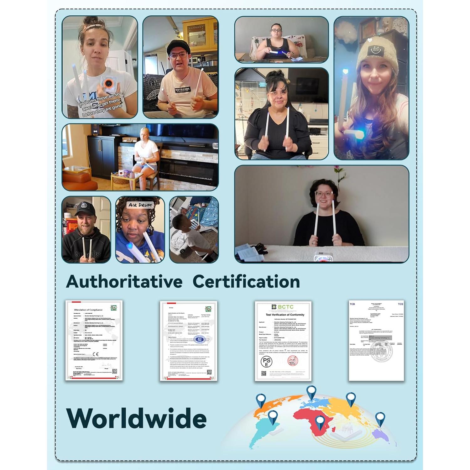 Set de Batería Electrónica Portátil GAMSING GRA20A - Silenciosa y Compacta