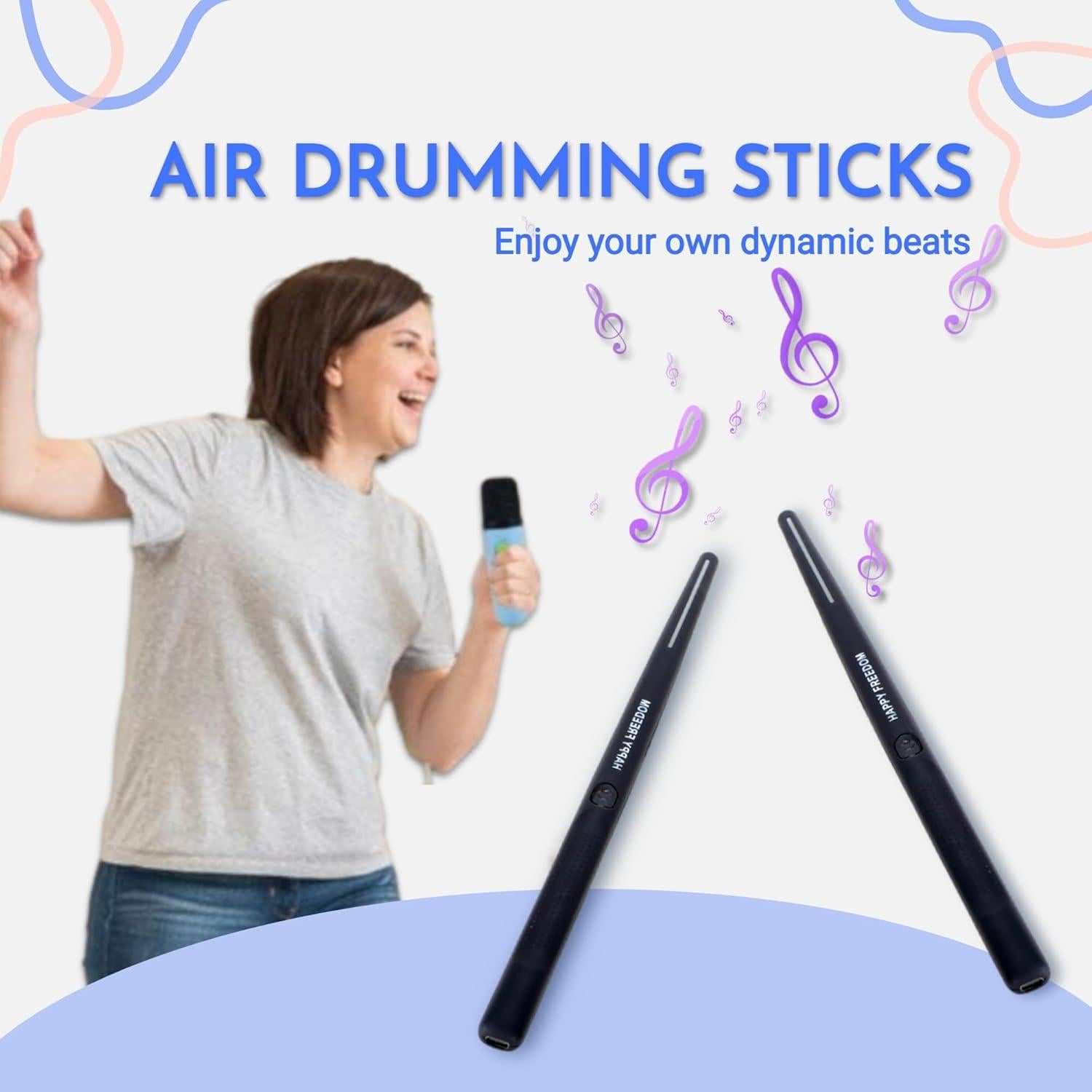 Conjunto de Batería Electrónica ZEMBSOYA para Adultos - Portátil