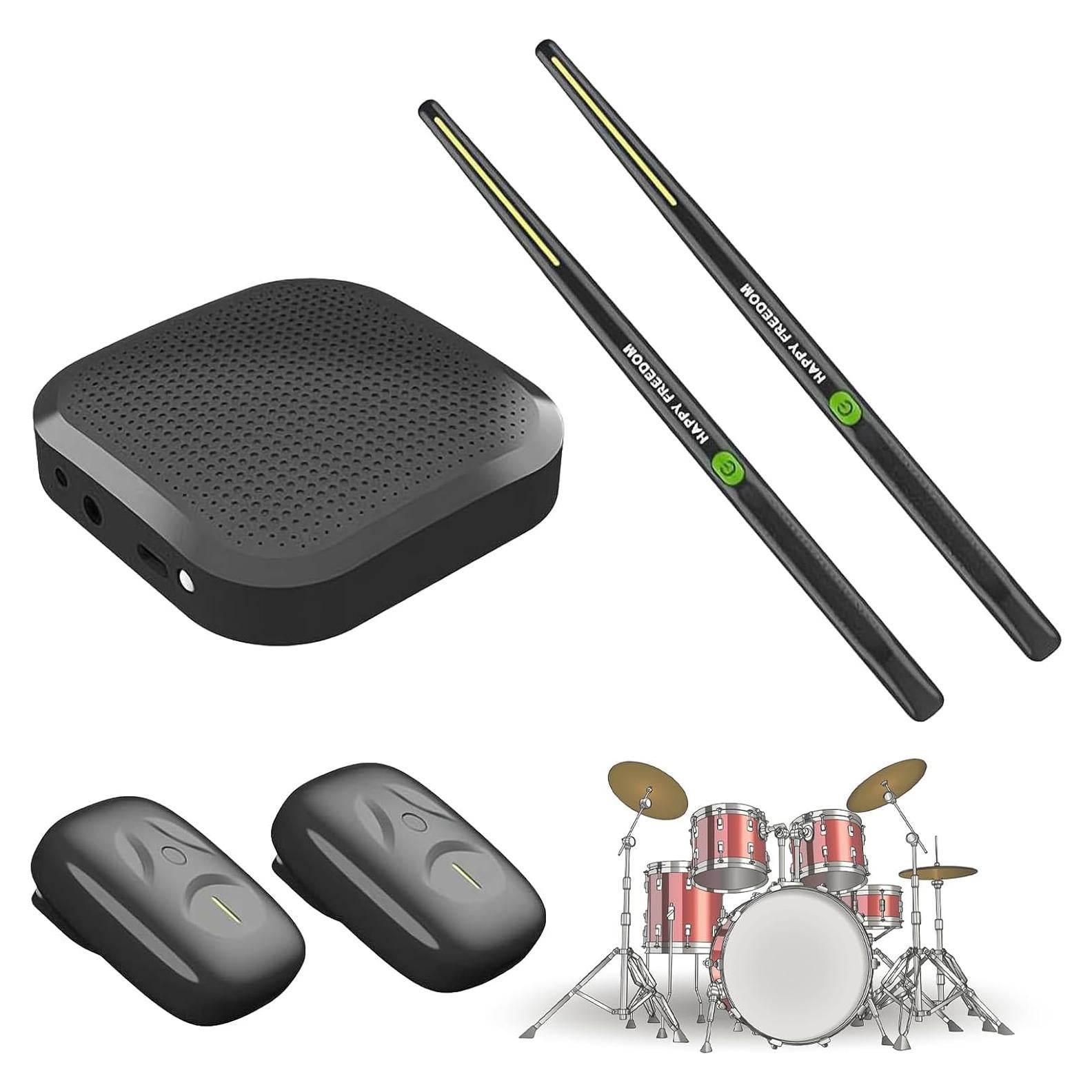 Batería Electrónica Virtual Genérico con Bluetooth y 8 Sonidos