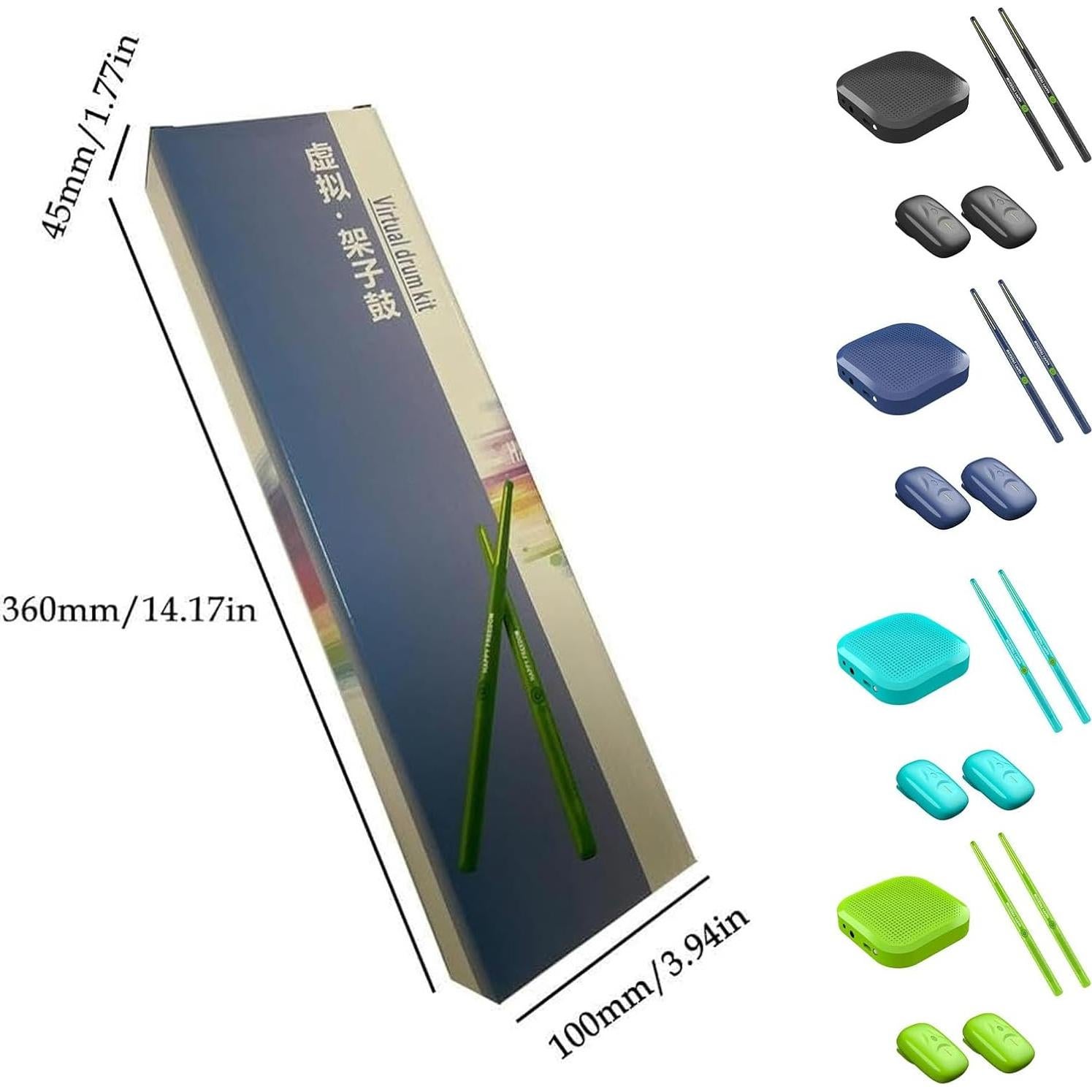 Batería Electrónica Virtual Genérico con Bluetooth y 8 Sonidos