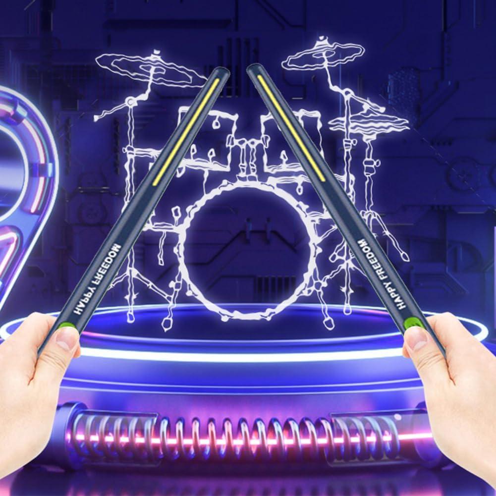 Juego de Batería Electrónica Virtual con Bluetooth y Pedales