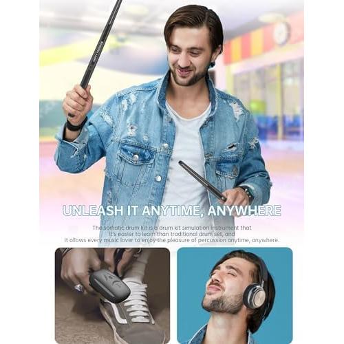 Conjunto de Batería Electrónica Portátil Genérico - 3D VR