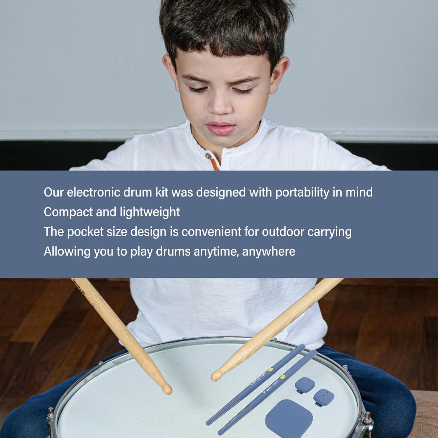 Juego de Batería Electrónica FOSA Portátil 3D Azul