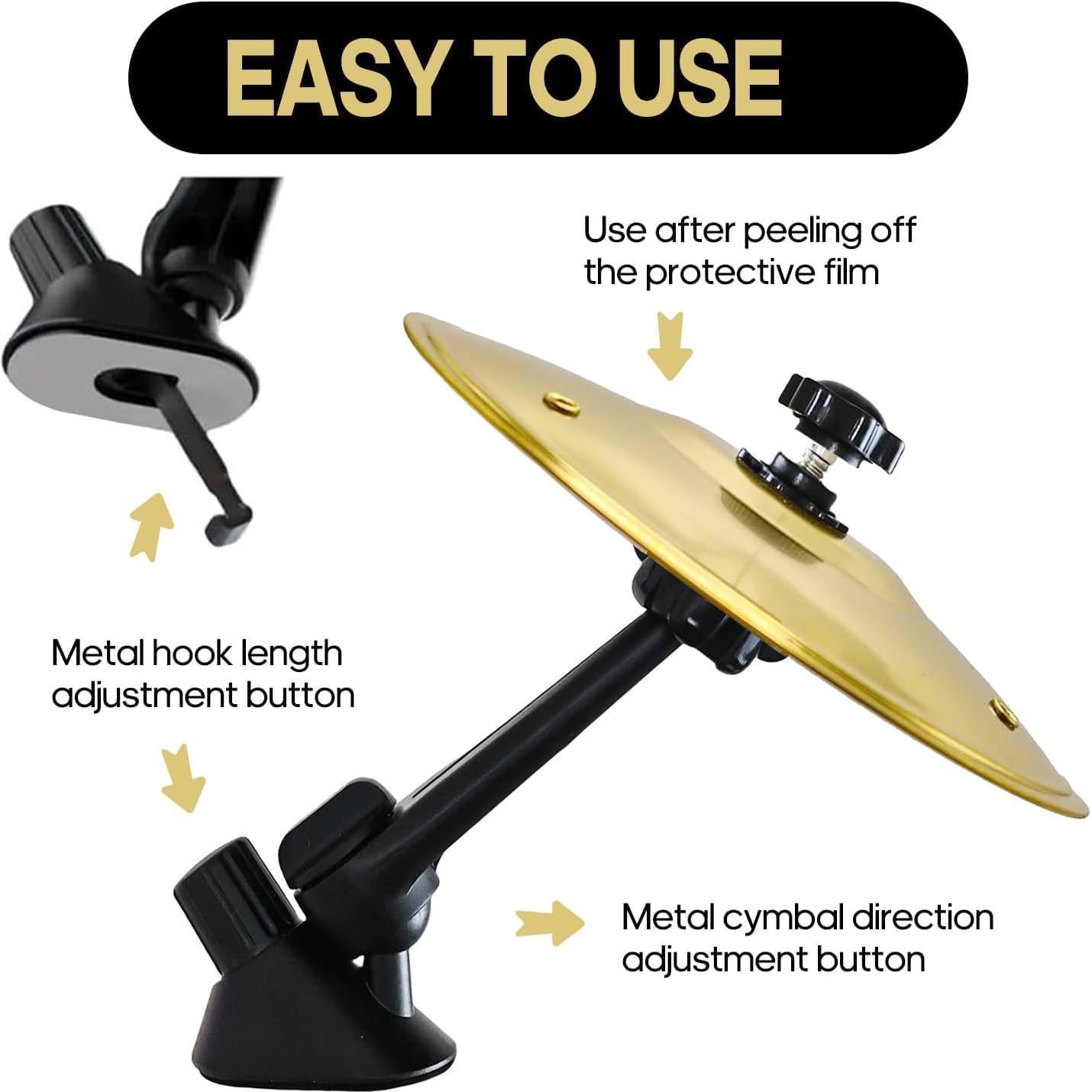 Platillo de Percusión para Coche Mini - Accesorio Musical Compacto