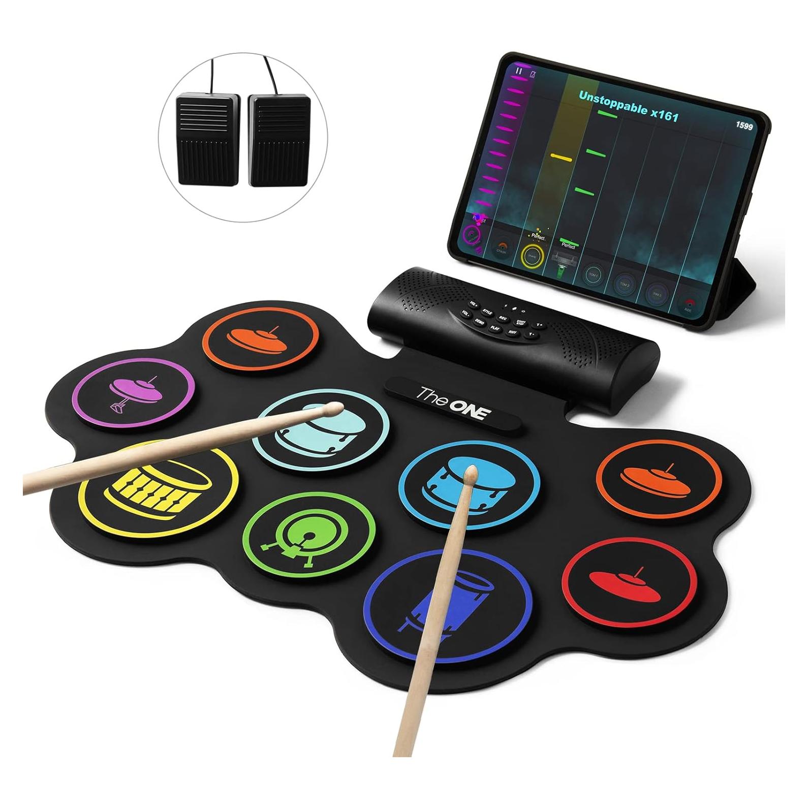 Conjunto de Batería Electrónica The ONE TRD1 9 Pads Bluetooth