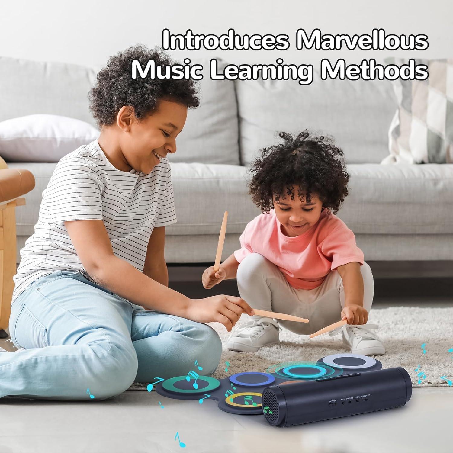 Set de Batería Electrónica IWORD G6009 Plegable 10 Horas