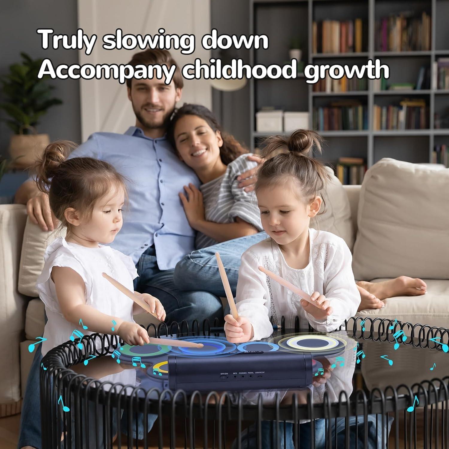 Set de Batería Electrónica IWORD G6009 Plegable 10 Horas