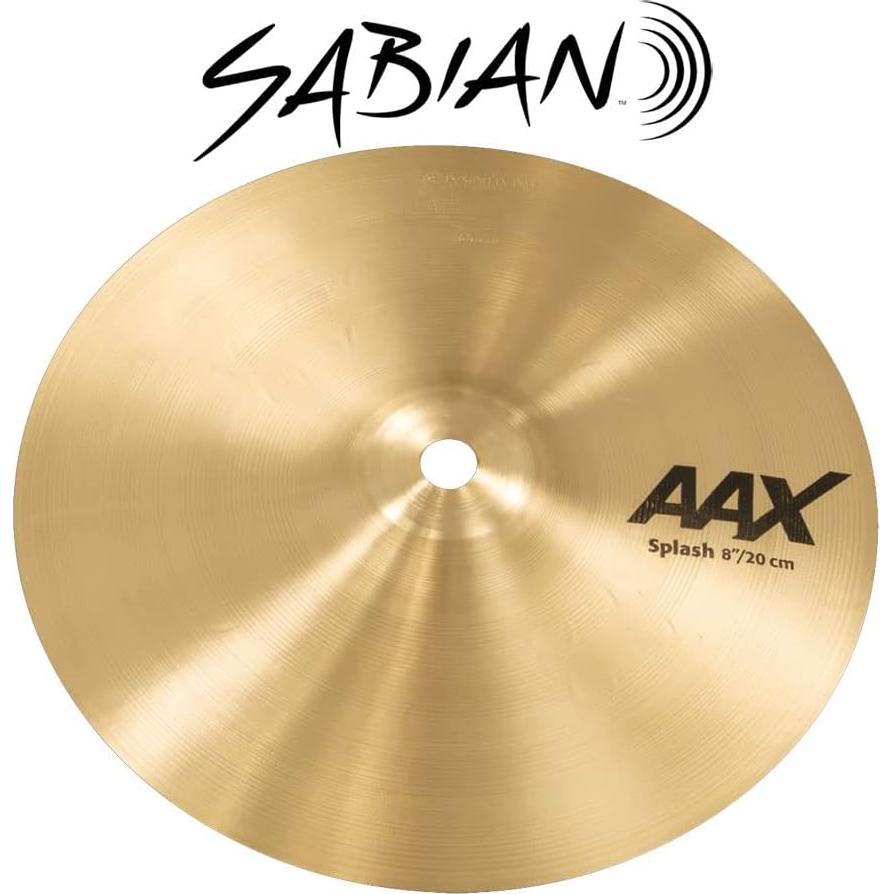Plato Splash Sabian AAX 20.32 cm Bronce 5.6 oz