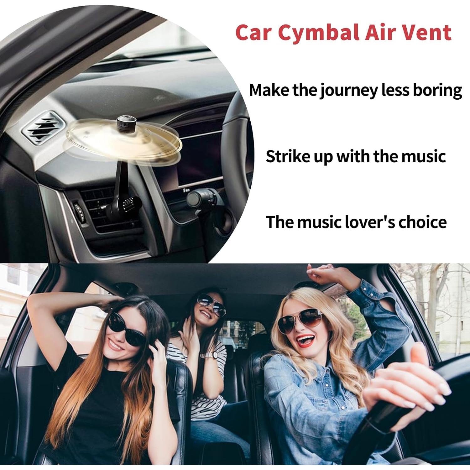 Cymbal de Aire para Auto TAEERY Dorado, 99.6g, Compacto