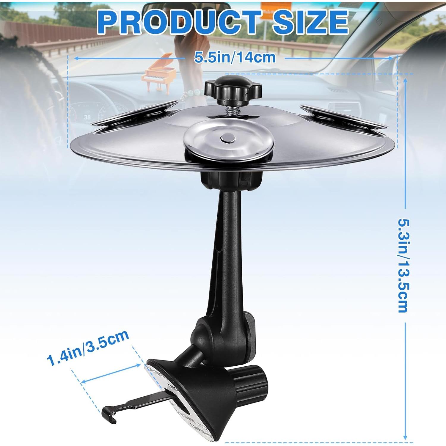 Parcho Mejorado Platillo de Ventilación para Auto Plata