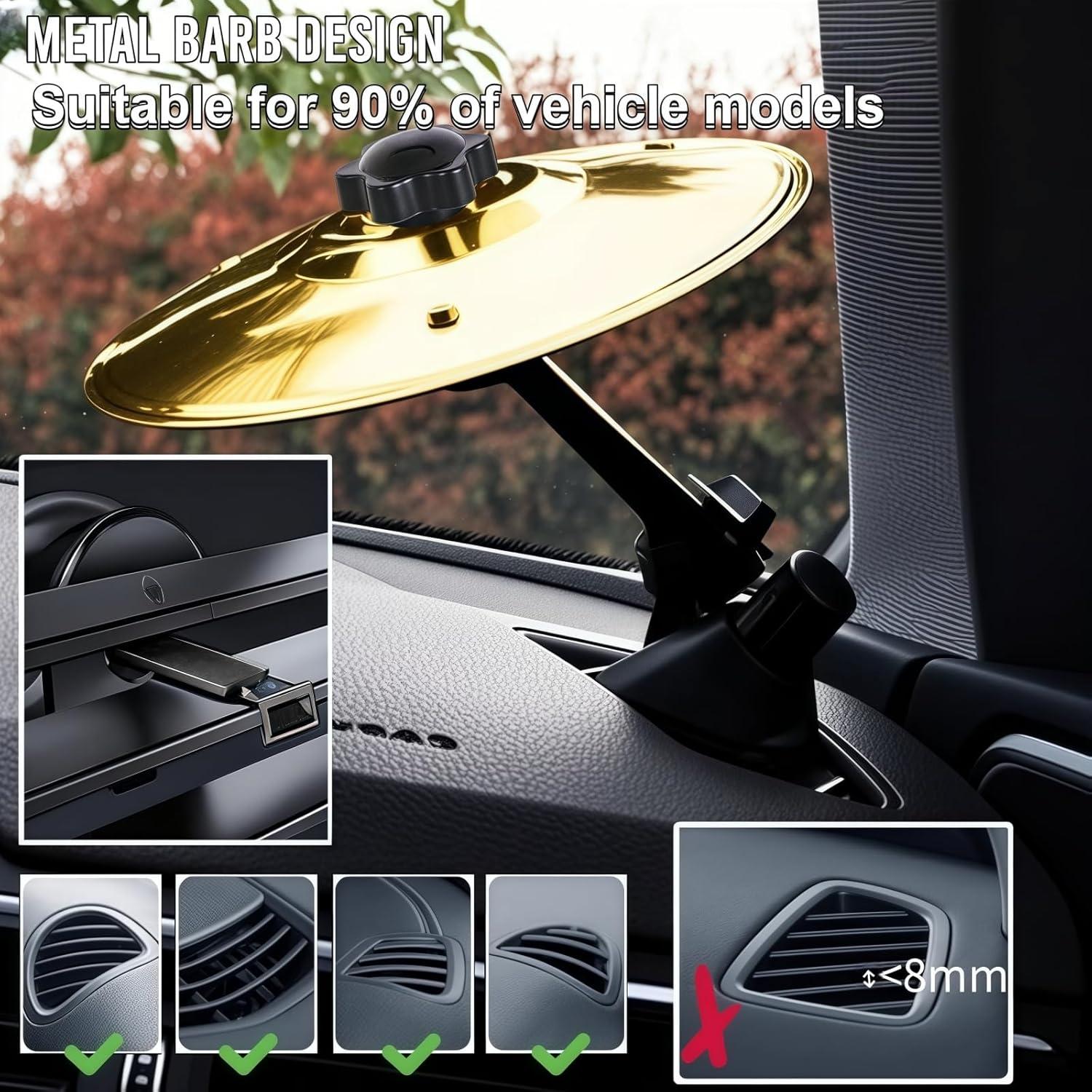 Platillo de Coche Mcnulgur Dorado 14 cm - 2 Piezas