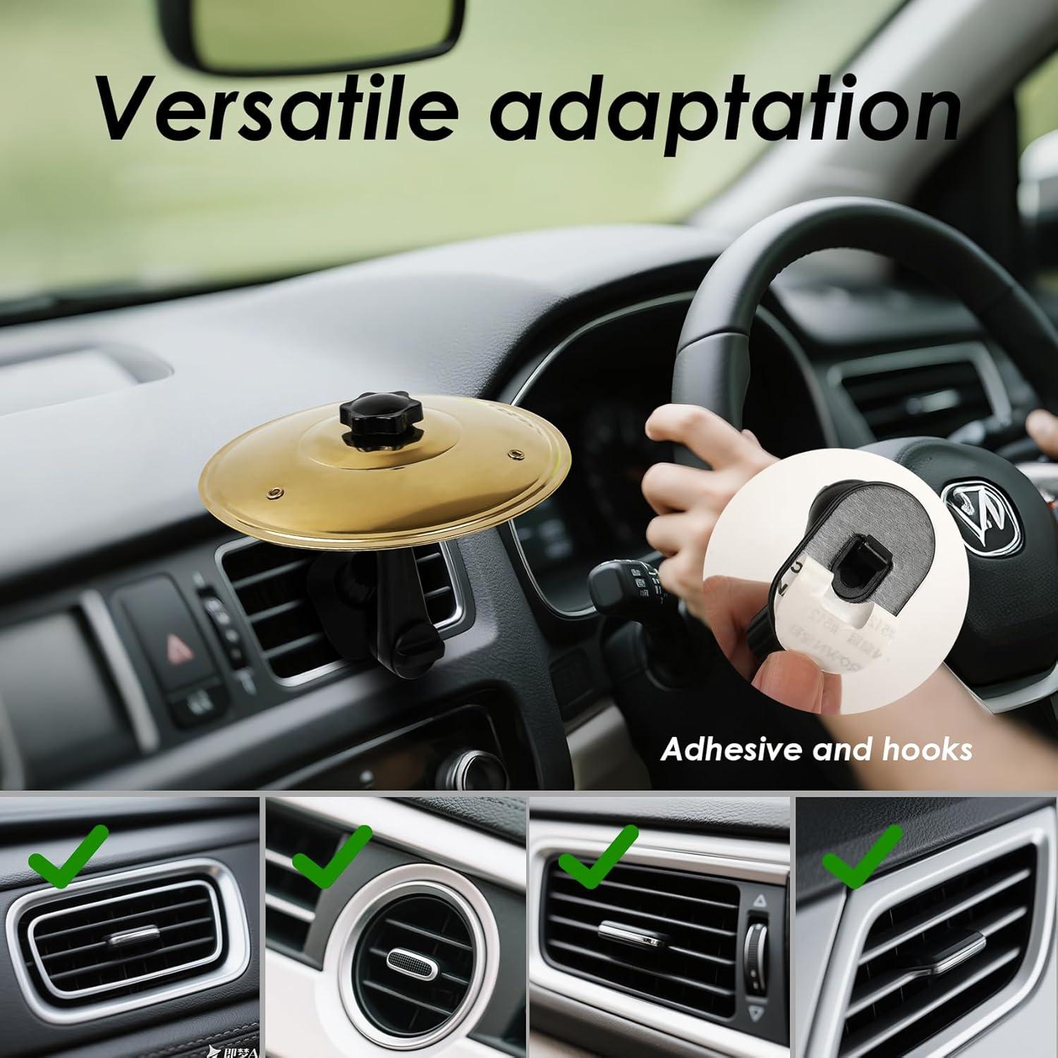 Platillo de Ventilación de Coche GIOREFAY Oro Mini Clip
