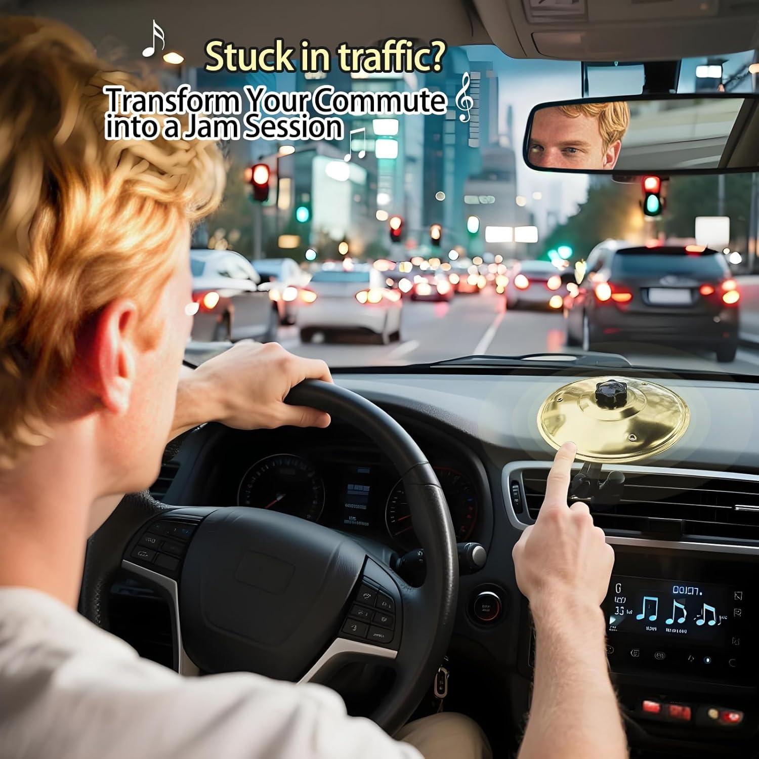 Cymbal de Aire para Auto Besiciwiin Oro 14 cm Divertido