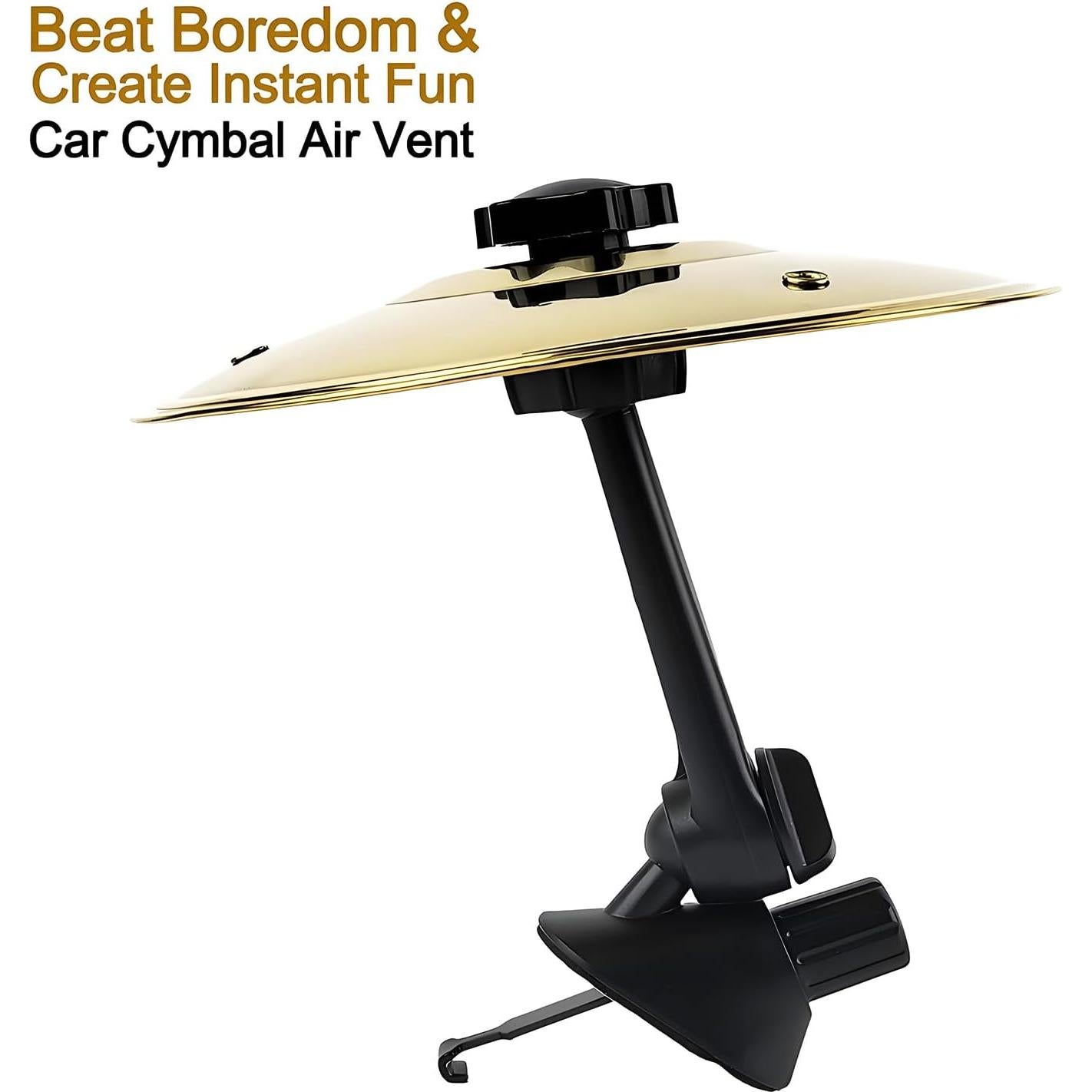 Cymbal de Aire para Auto Besiciwiin Oro 14 cm Divertido