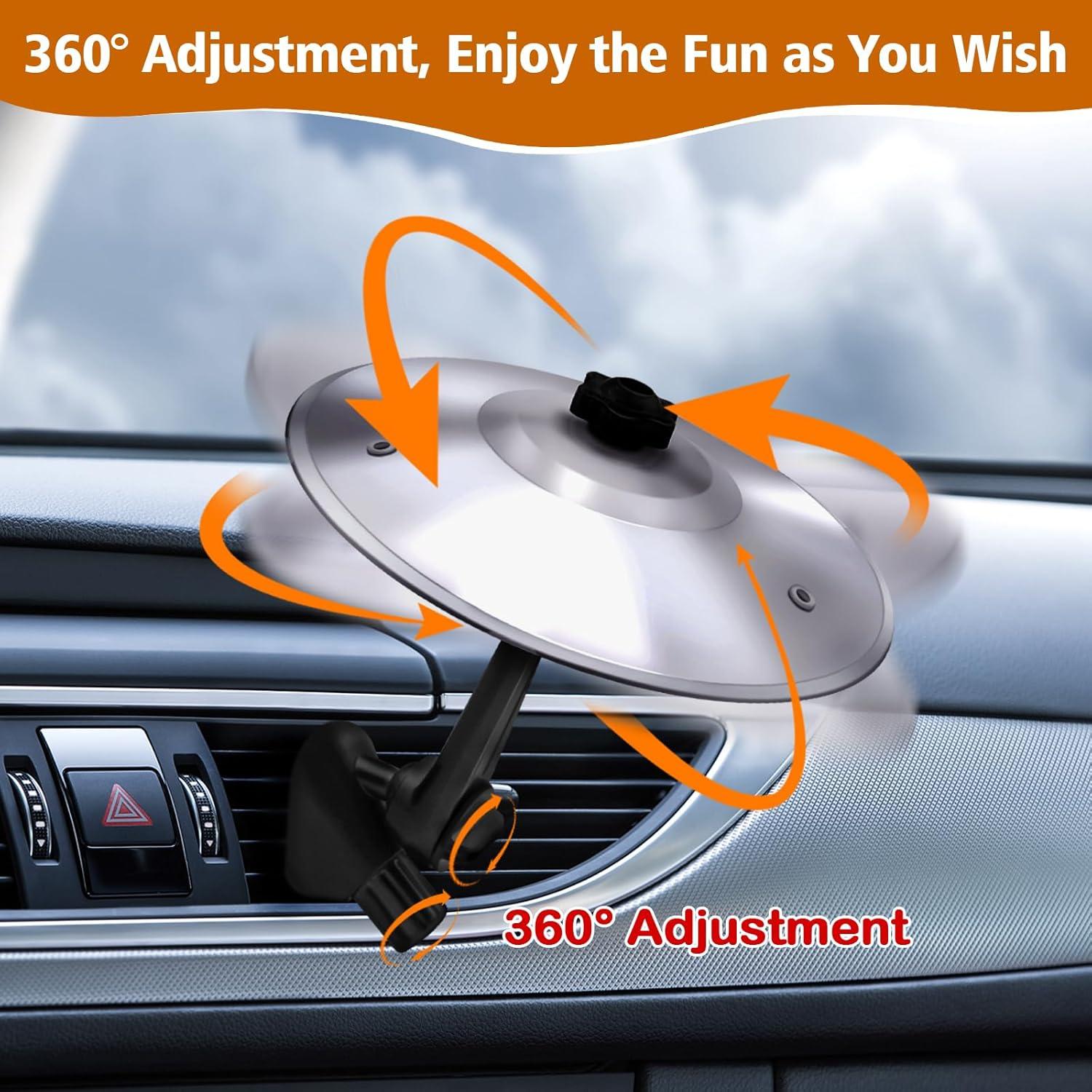 Platillos de Coche Syryia CP-1 - 2 Pcs Oro y Plata, Sin Herramientas