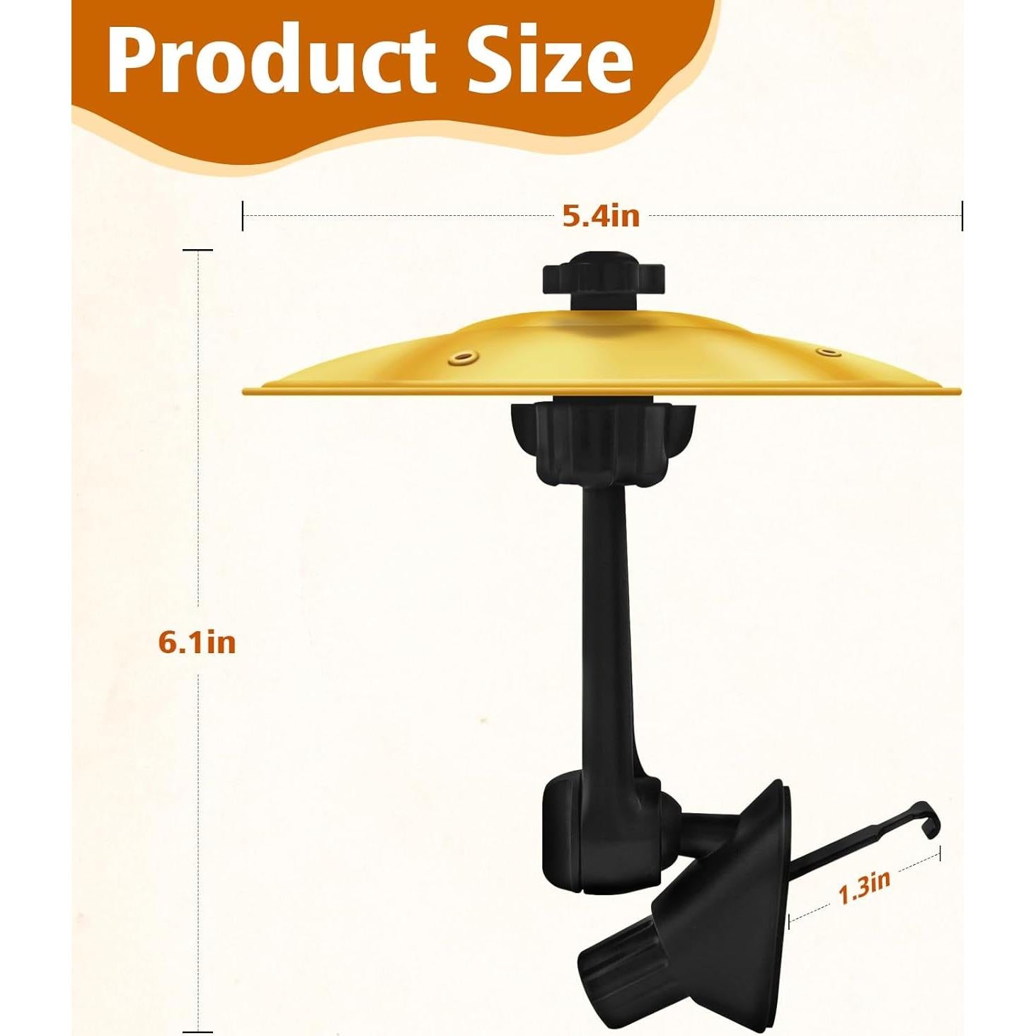 Platillos de Coche Syryia CP-1 - 2 Pcs Oro y Plata, Sin Herramientas