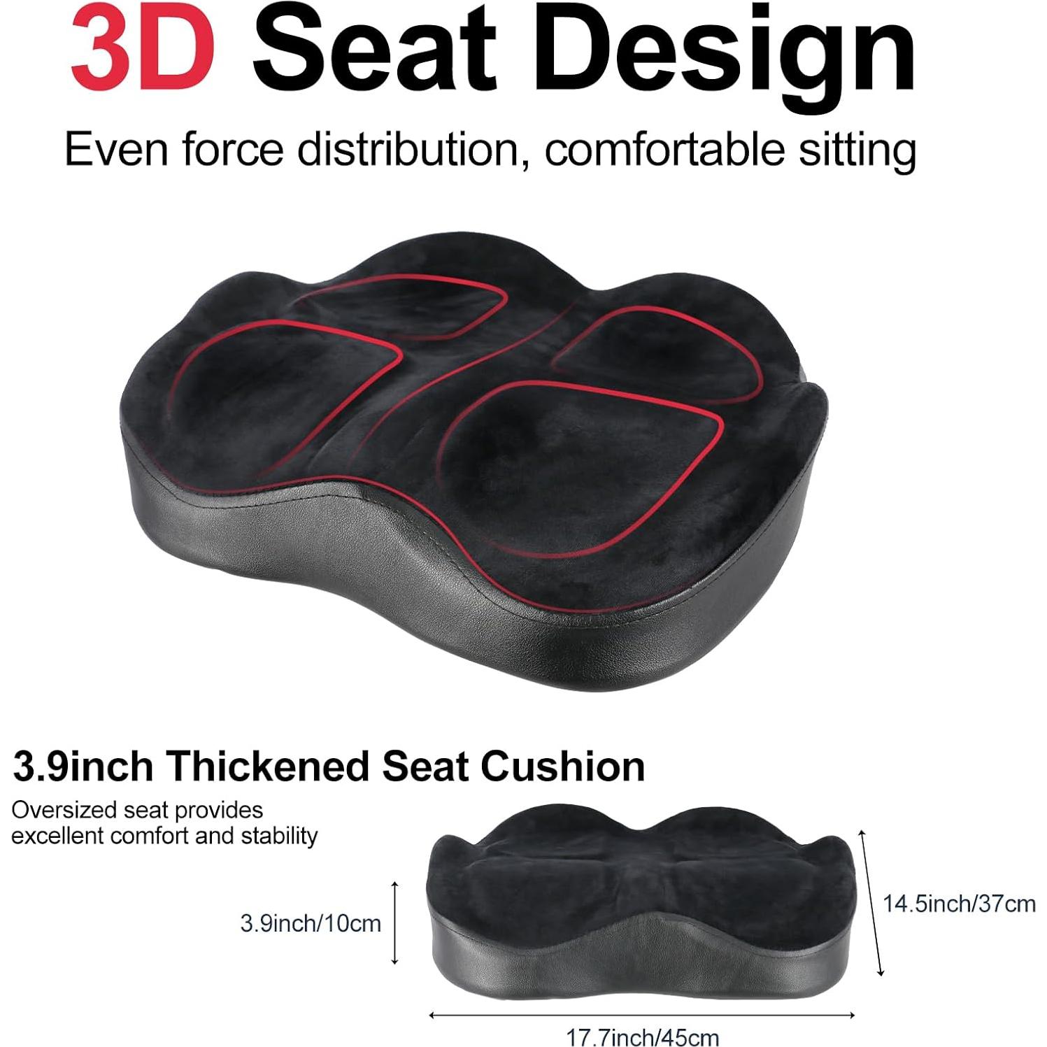 Trono Hidráulico ROWELL Ajustable 3D Negro 7.06 kg