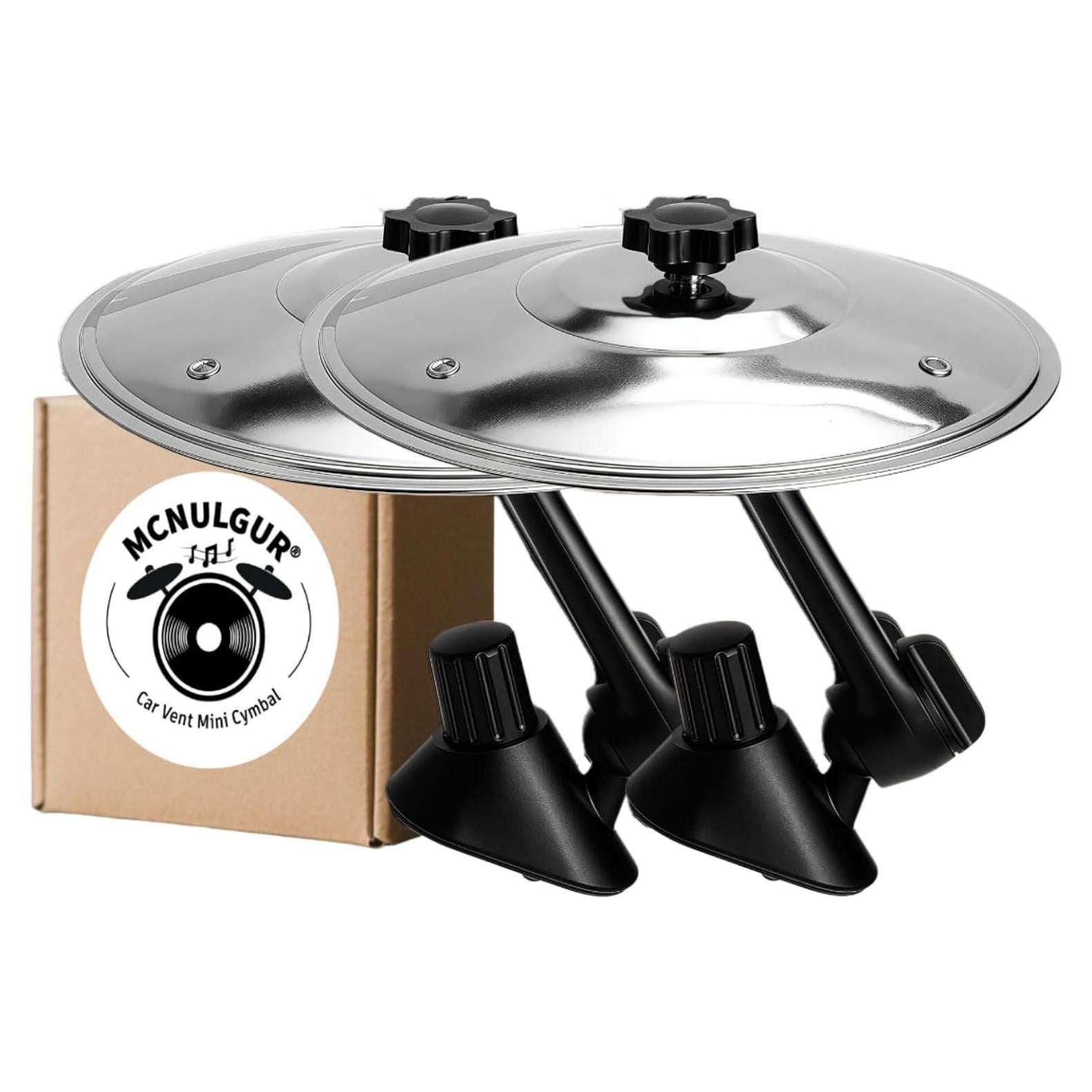 Platillo de Coche Mcnulgur Mini 14 cm Plata - 2 Piezas