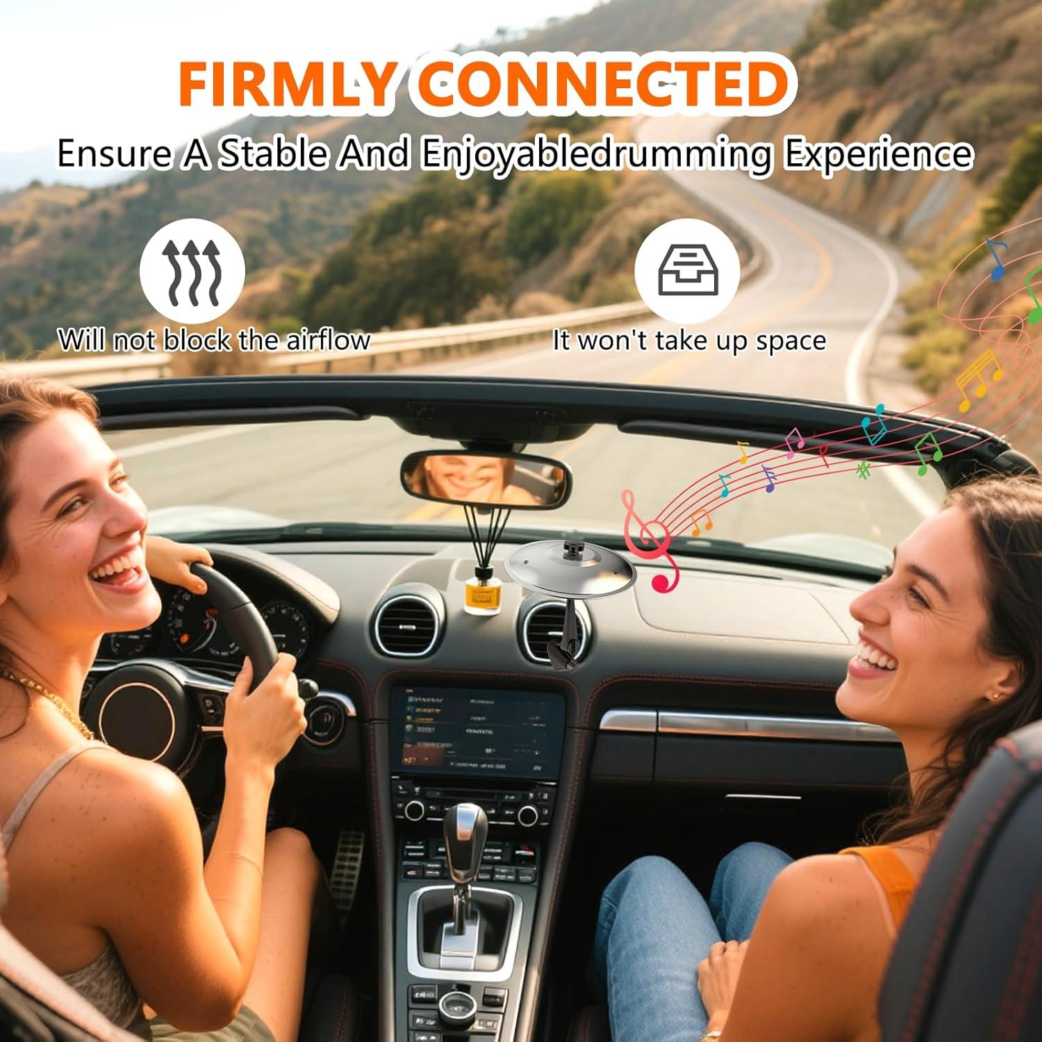 Cymbal de Aire para Auto RXT112 - Mini 14 cm Plata