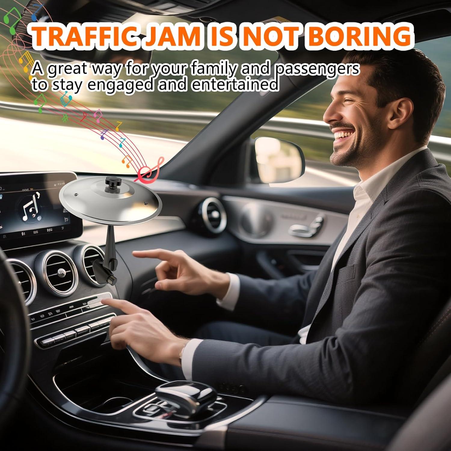 Cymbal de Aire para Auto RXT112 - Mini 14 cm Plata