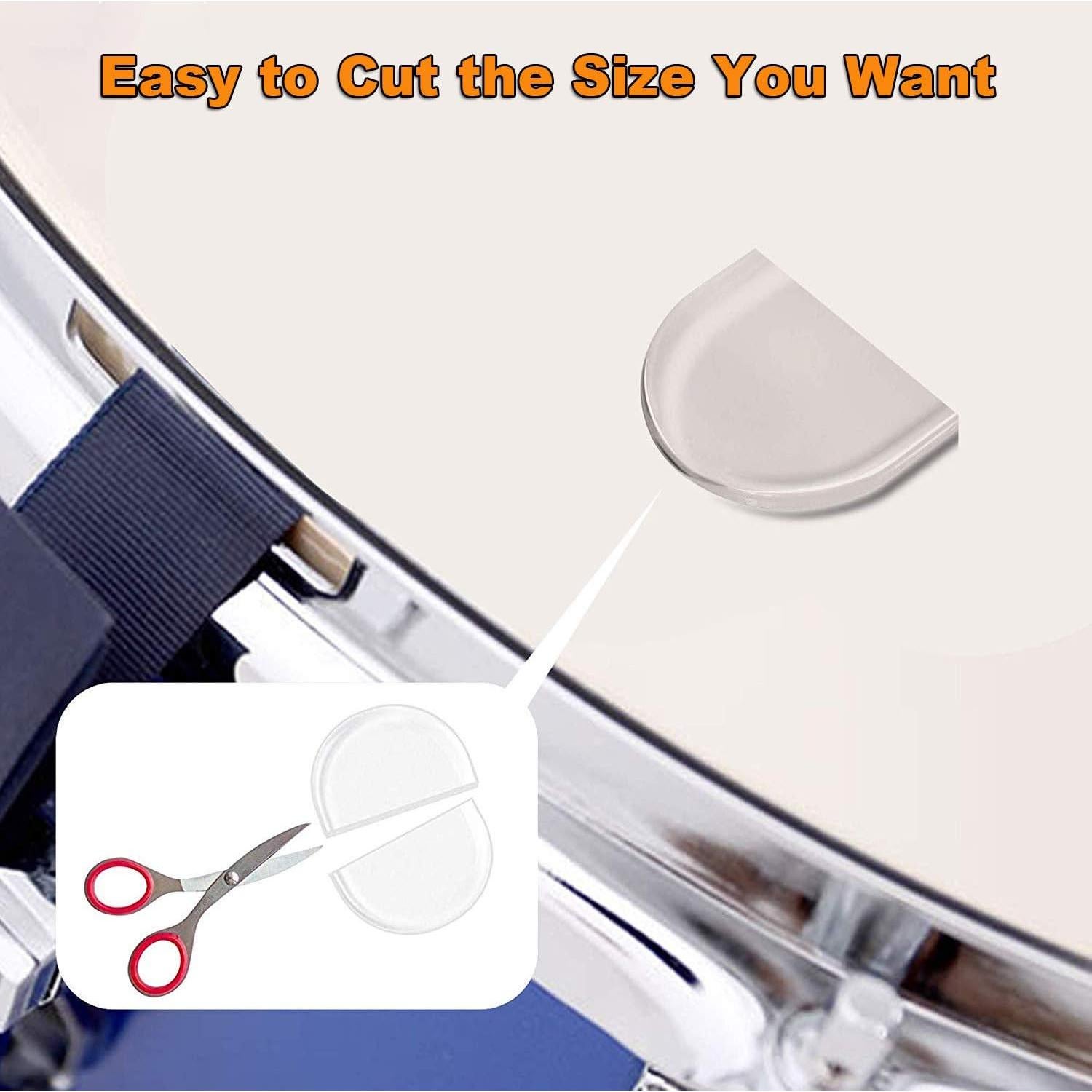 Paquete de 24 Amortiguadores de Silicona Cettkowns para Tambores