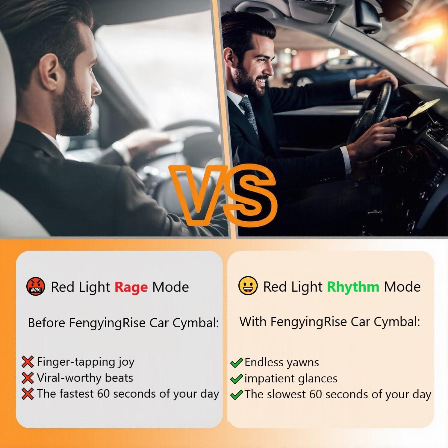 Címbalo de Auto FengyingRise 10.16cm Dorado Antivibración