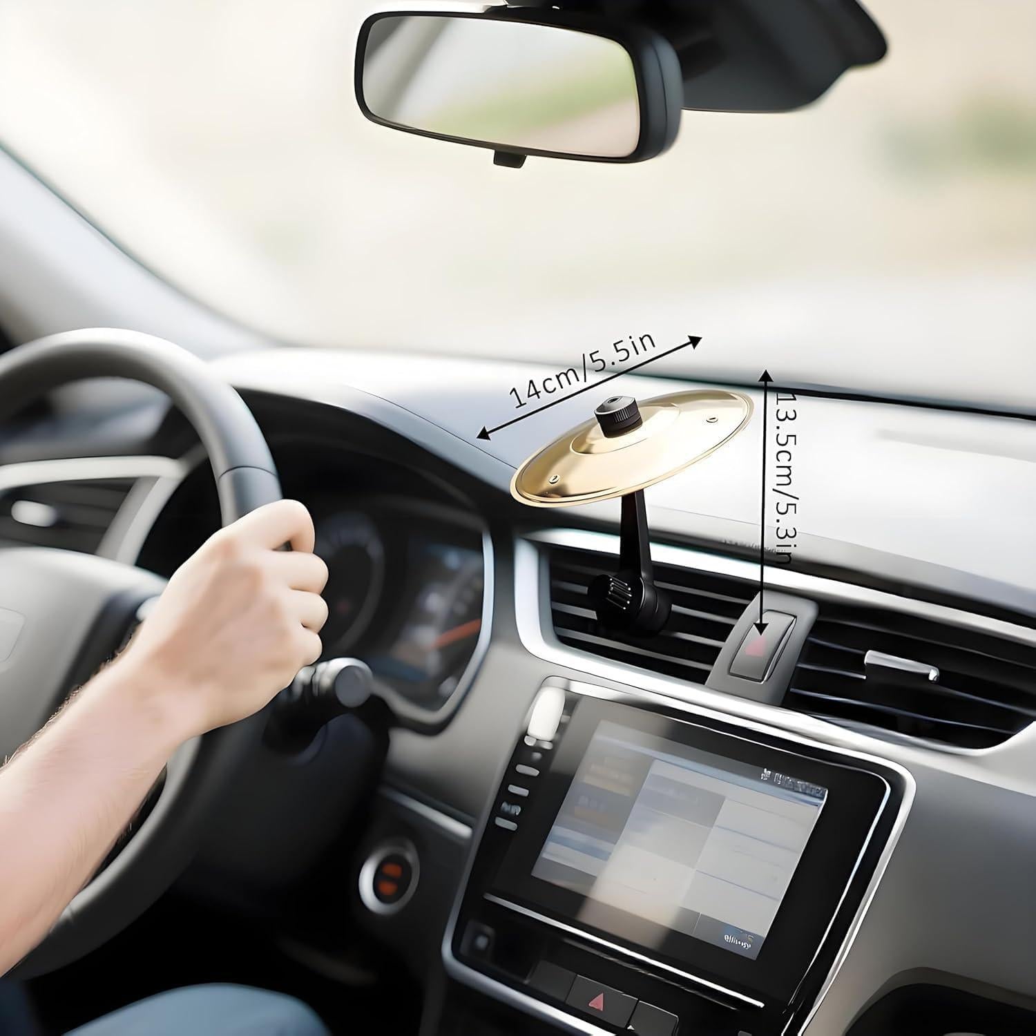 Címbalo de Auto FengyingRise 10.16cm Dorado Antivibración