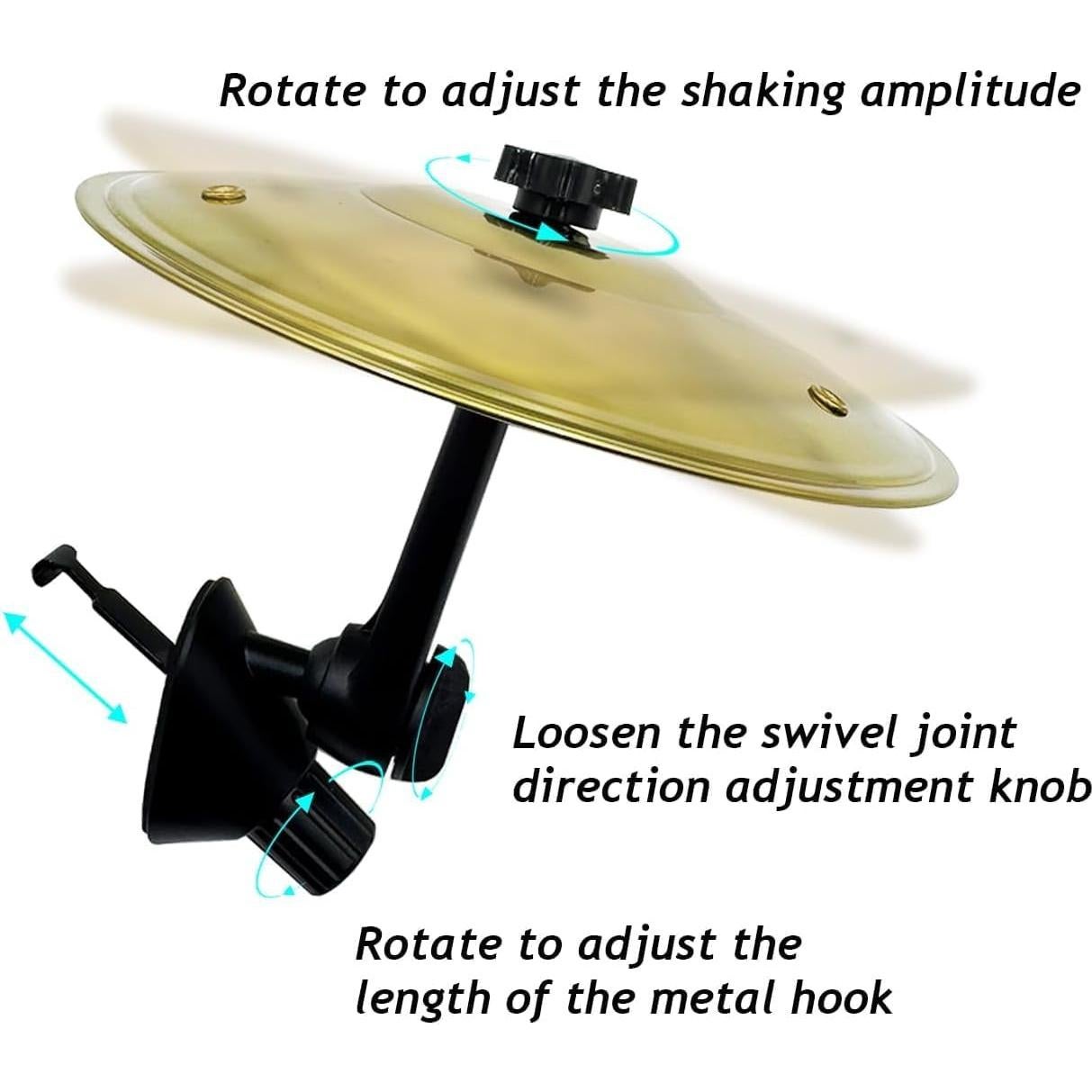 Címbalo de Auto FengyingRise 10.16cm Dorado Antivibración