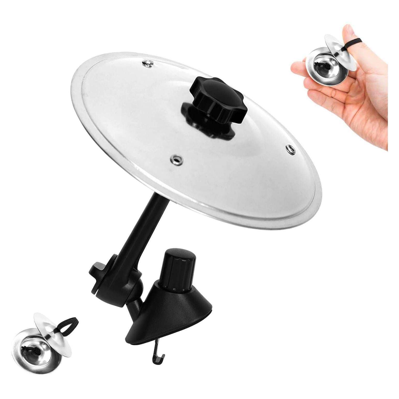 Cymbal de Coche Plata CCAV-S - Mini Instrumento de Percusión