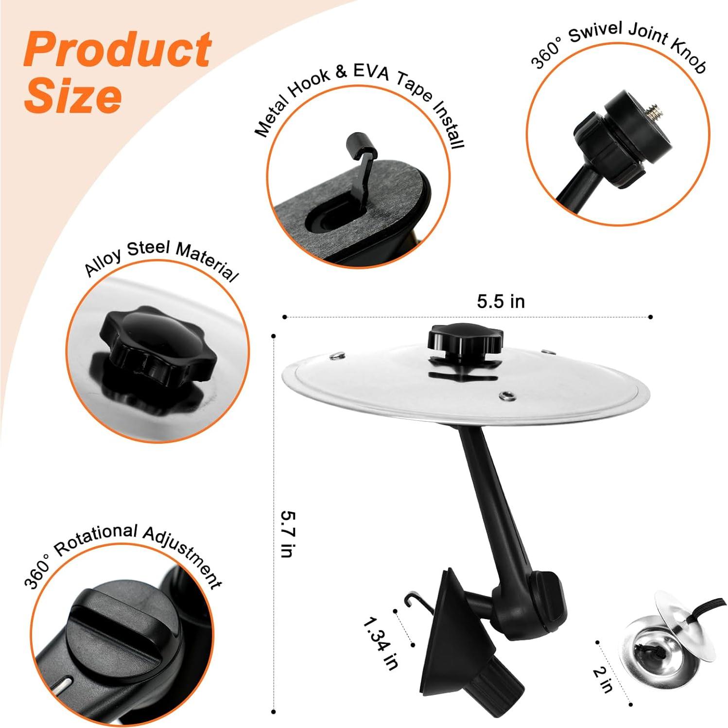 Cymbal de Coche Plata CCAV-S - Mini Instrumento de Percusión