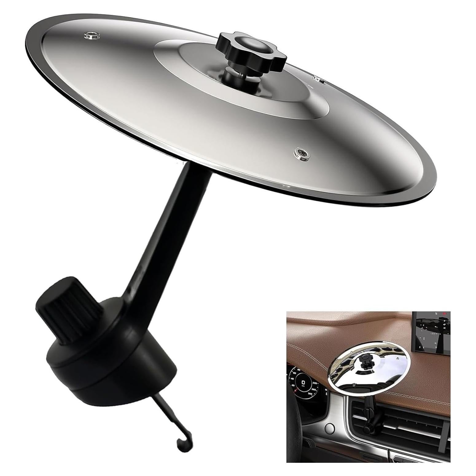 Mini Platillo de Ventilación de Auto ZAGEVIVIN Plata