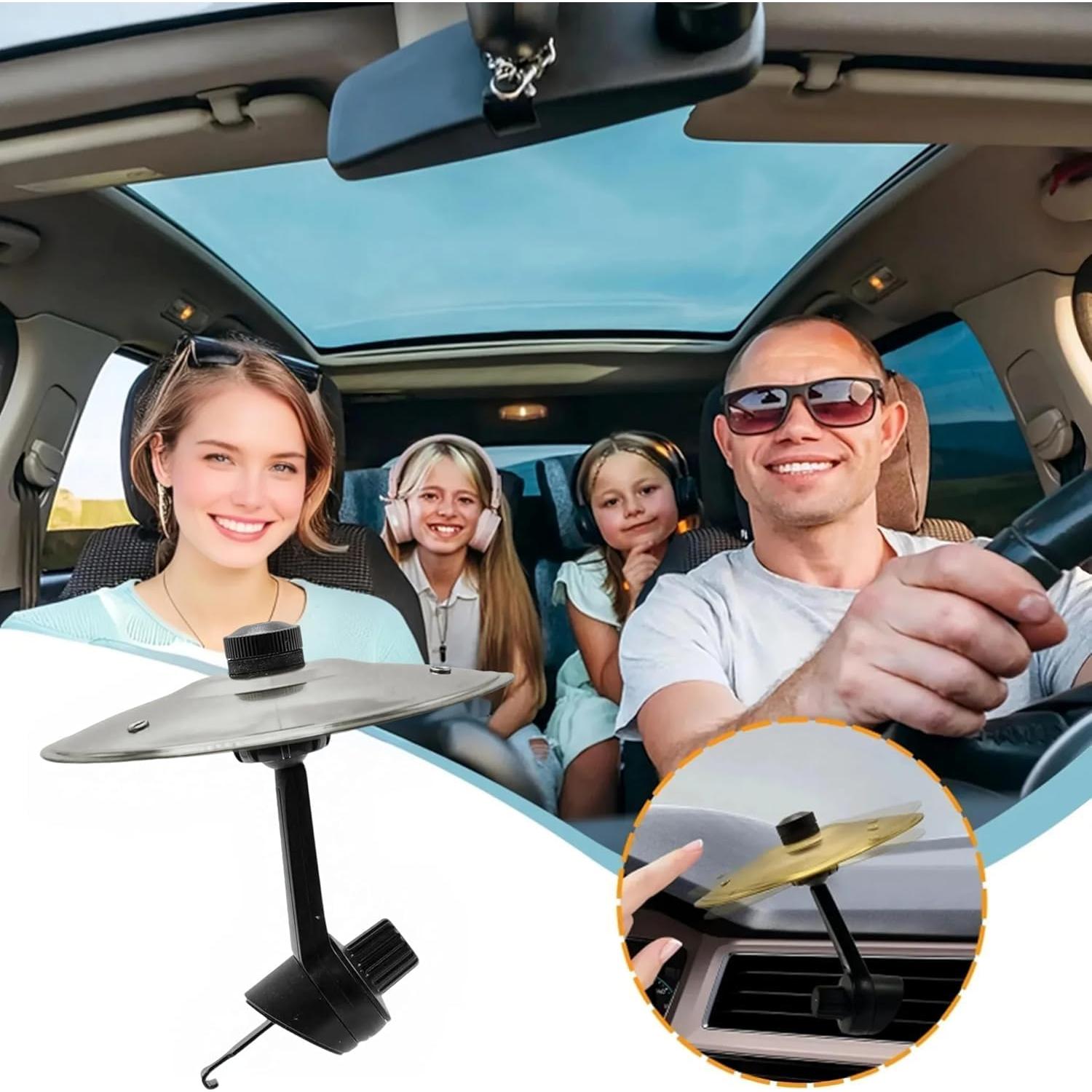 Mini Platillo de Ventilación de Auto ZAGEVIVIN Plata