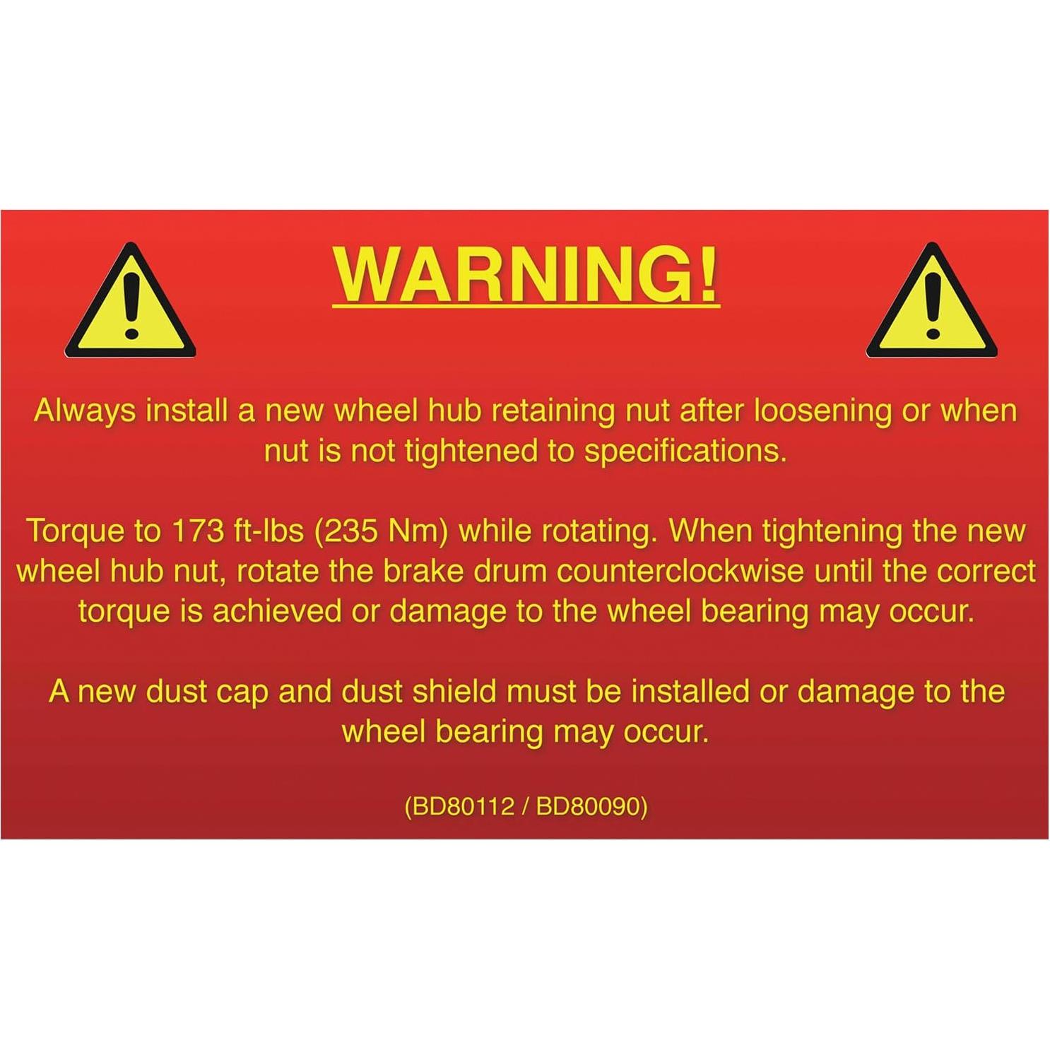 Tambor de Freno Trasero DuraGo Profesional BD80112 6.29kg