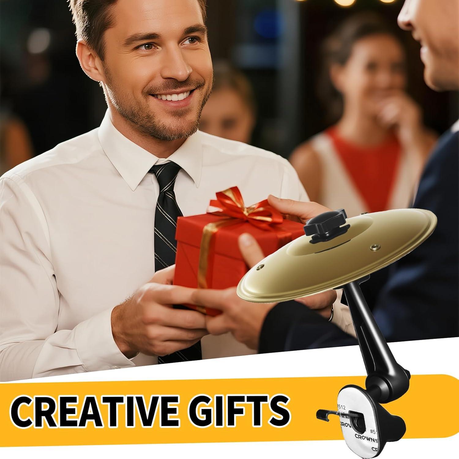 Platillo de Tambor para Coche - Mini Platillo Oro Ajustable