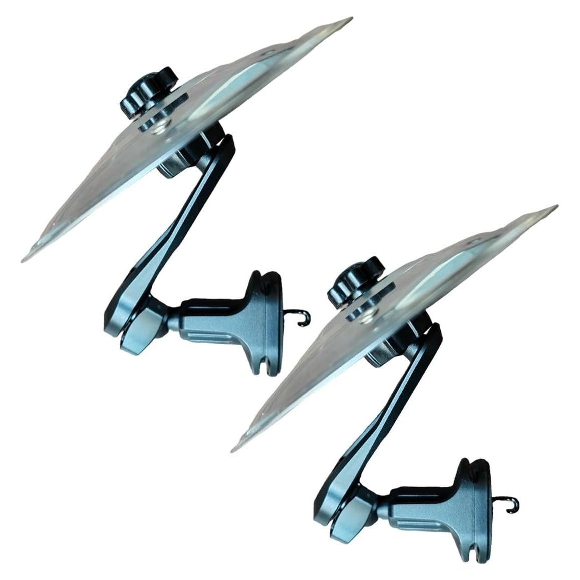 Mini Platillo de Ventilación para Auto CARZY - Plata, 2 Pcs