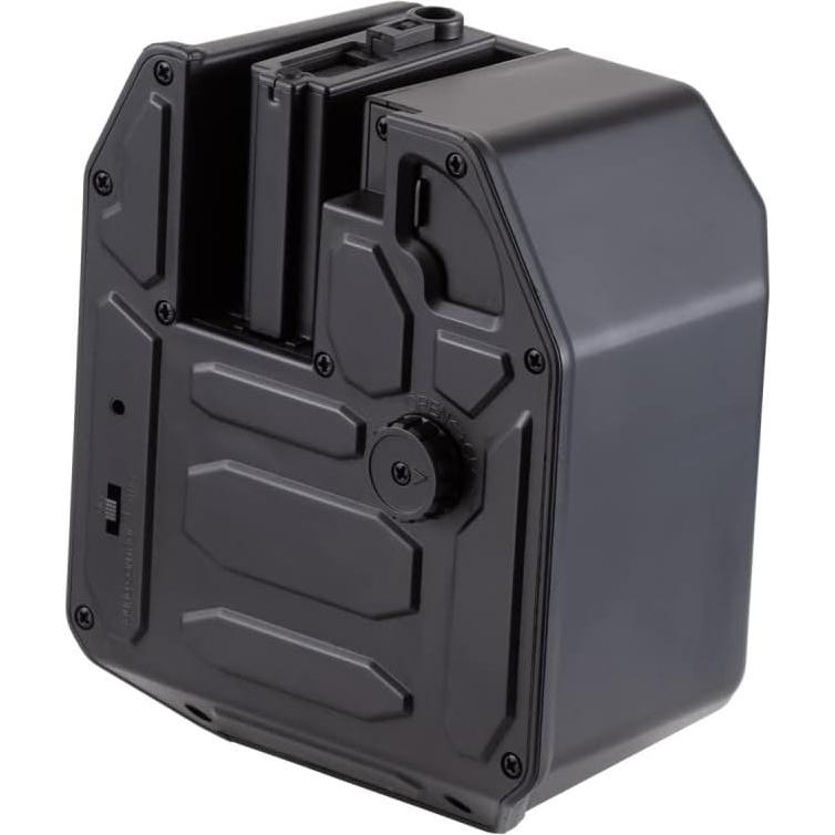 Revista de tambor eléctrica GoldenBall 5000 Rondas ABS Negra