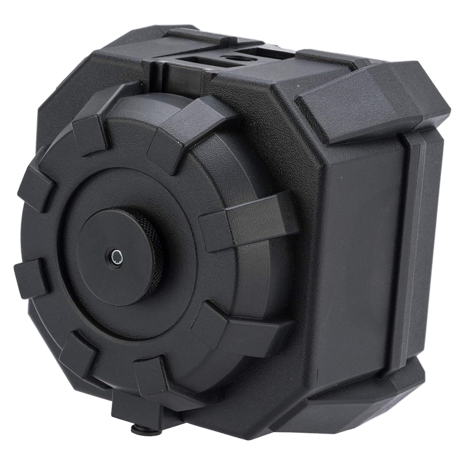 Cargador Drum Airsoft Evike 2000 Rondas Firestorm Negro