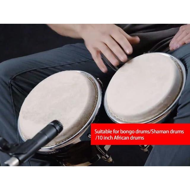 Cabeza de Tambor de Piel de Cabra Beige Yibuy 25.4 cm