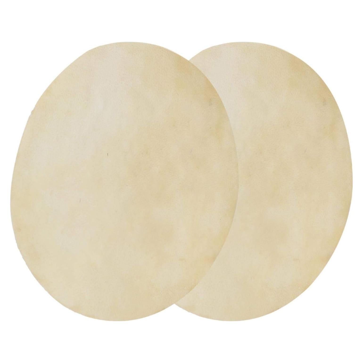 Cabezas de Tambor de Piel de Búfalo Banapoy 22.86 cm - 2 Piezas
