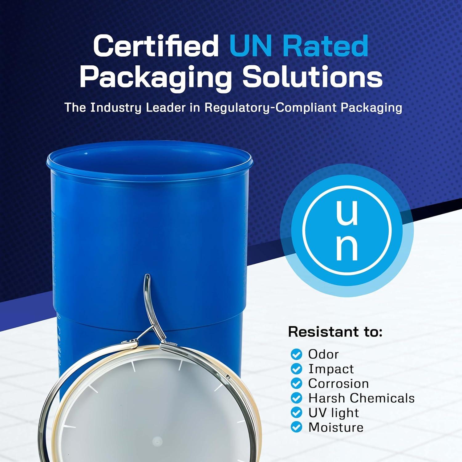 Tambor de Plástico HDPE 15 Galones Contenedores Aire Marítimo