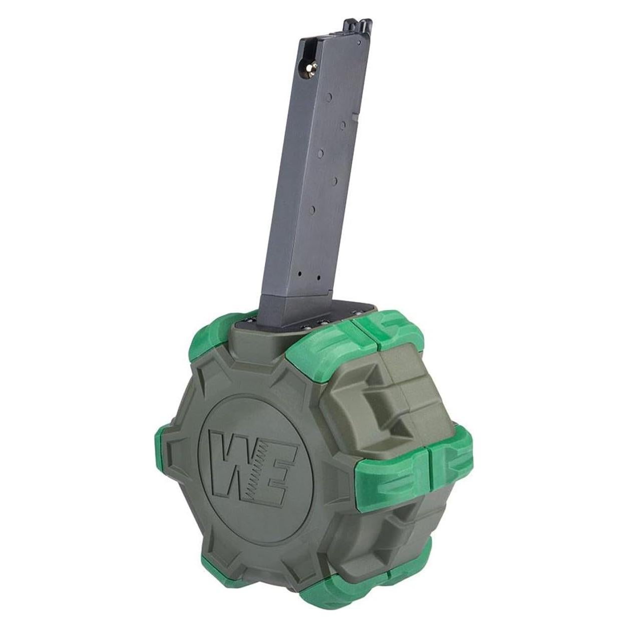 Cargador Airsoft GoldenBall WE-Tech 1911 Gas Blowback 400 Balas Verde OD