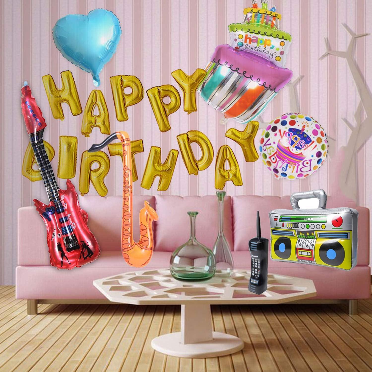 Juego de Juguetes Inflables Rockero WedFeir - 7 Piezas