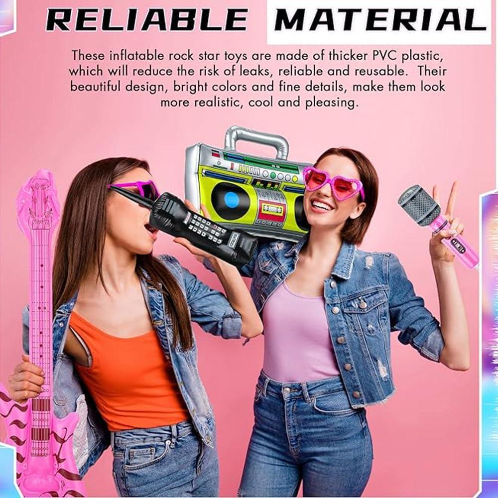 Conjunto Inflable de Instrumentos Musicales - 6 Piezas PVC