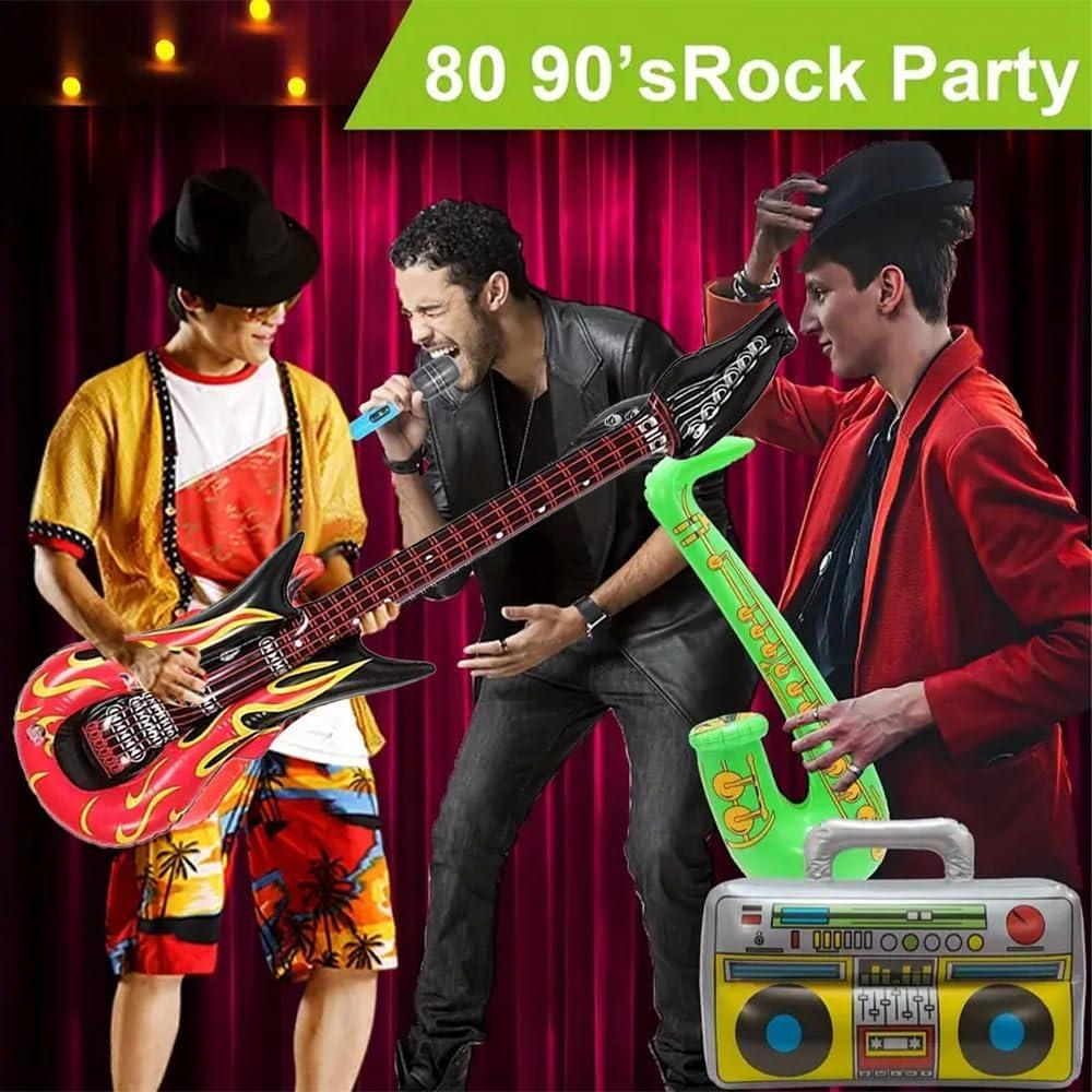 Conjunto Inflable de Instrumentos Musicales - 6 Piezas PVC