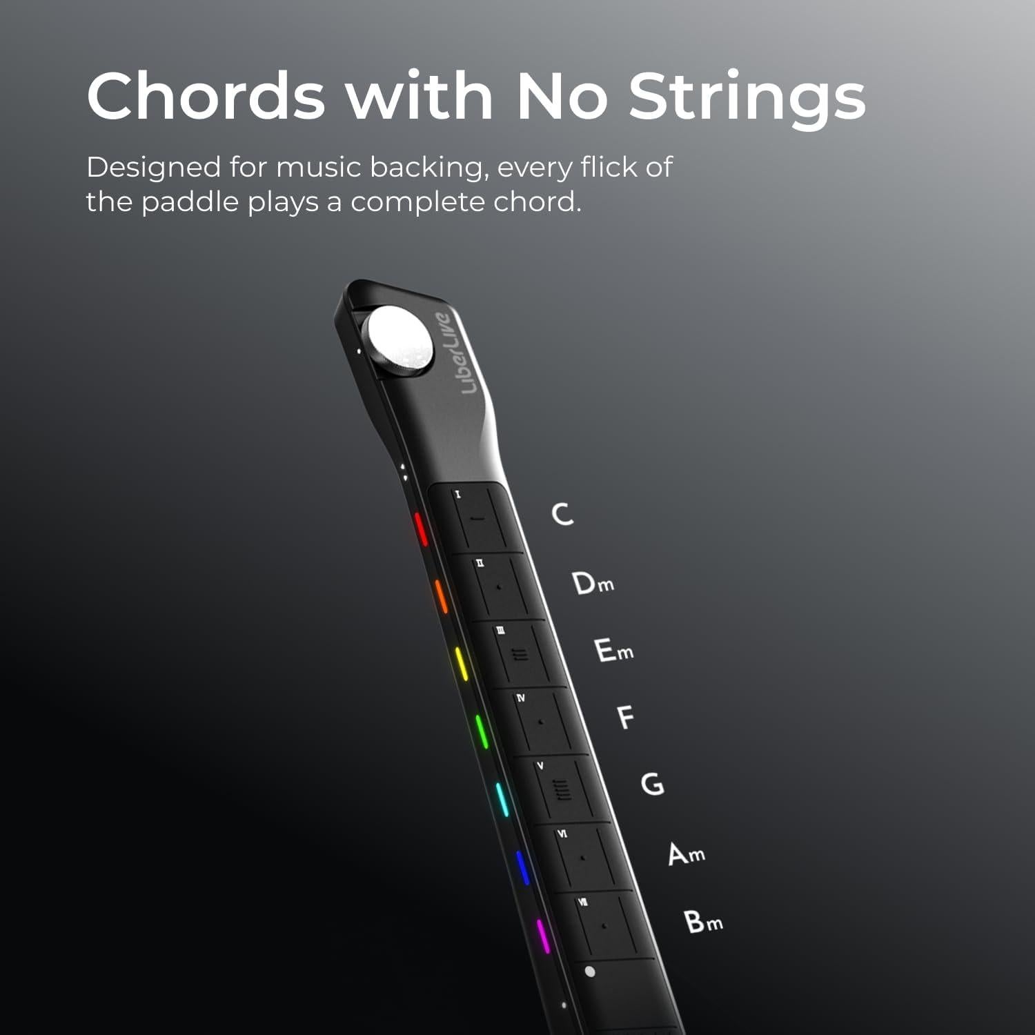 Guitarra Inteligente LiberLive C1 Plegable Sin Cuerdas 3.8kg