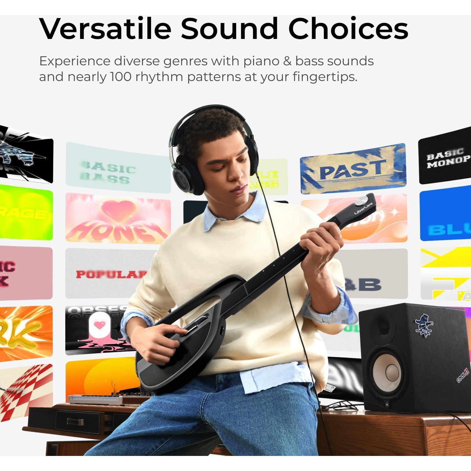 Guitarra Inteligente LiberLive C1 Plegable Sin Cuerdas 3.8kg