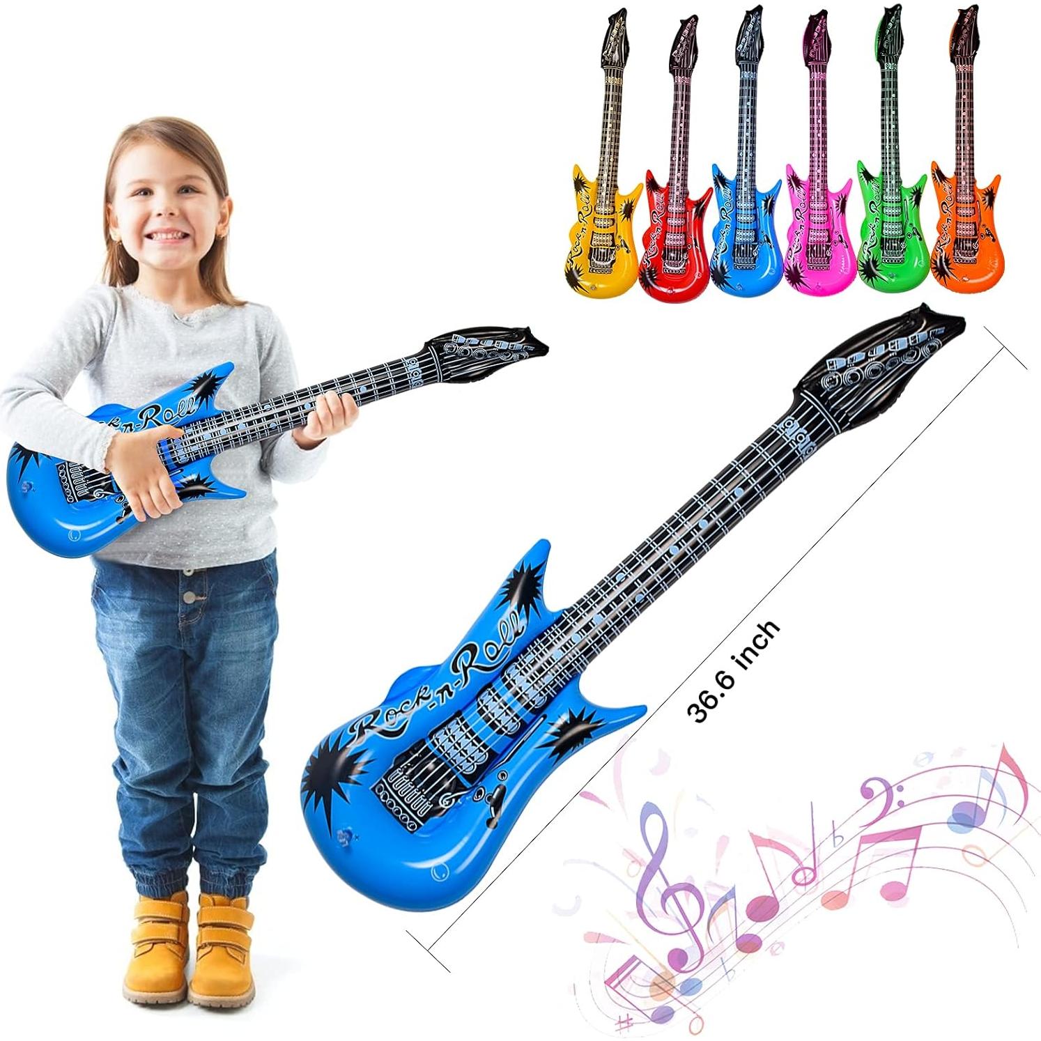 Max Fun 30 PCS Juguetes Inflables Rock Star Fiesta 80s 90s