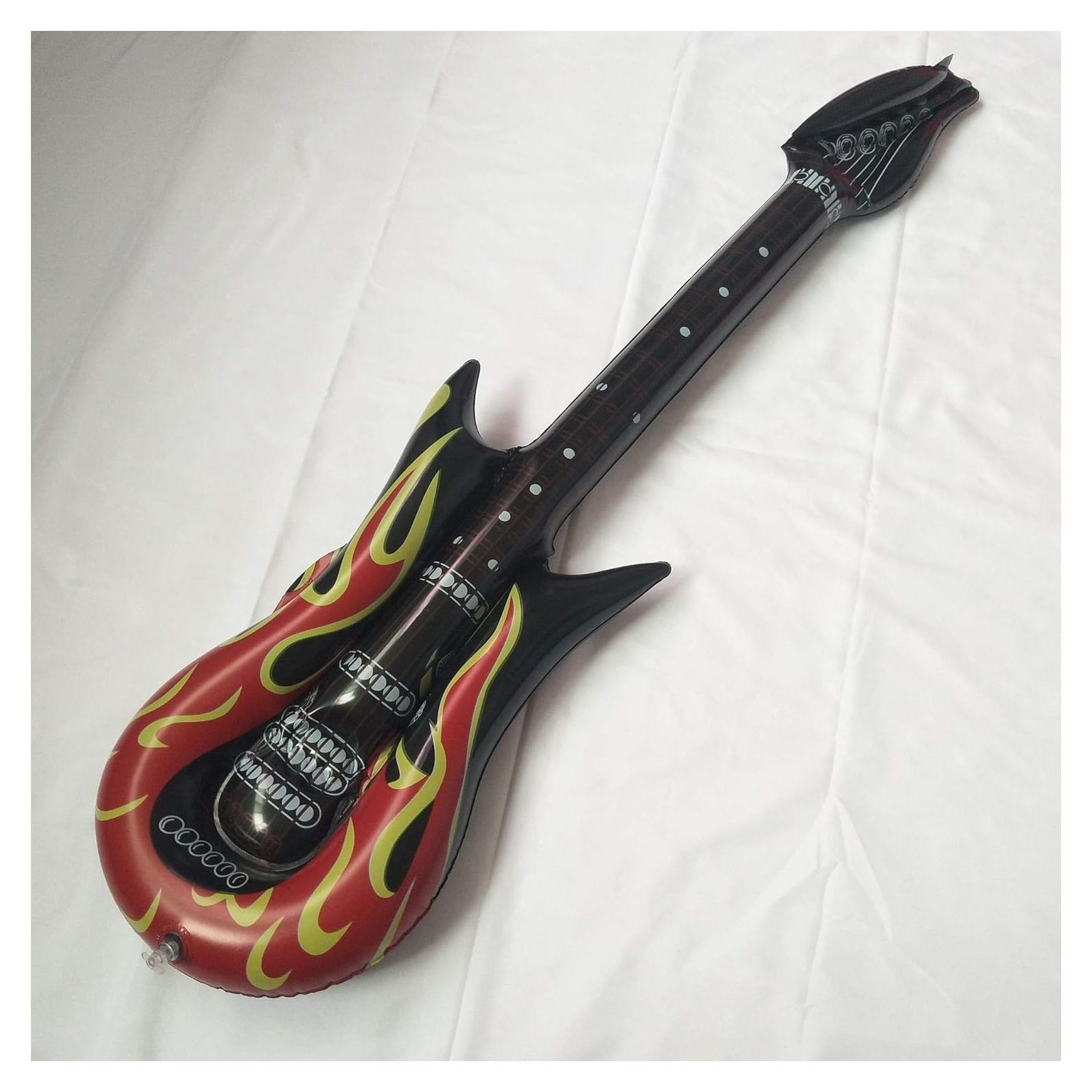 Guitarras Inflables de Llama Morndew - 2 Piezas PVC para Fiestas