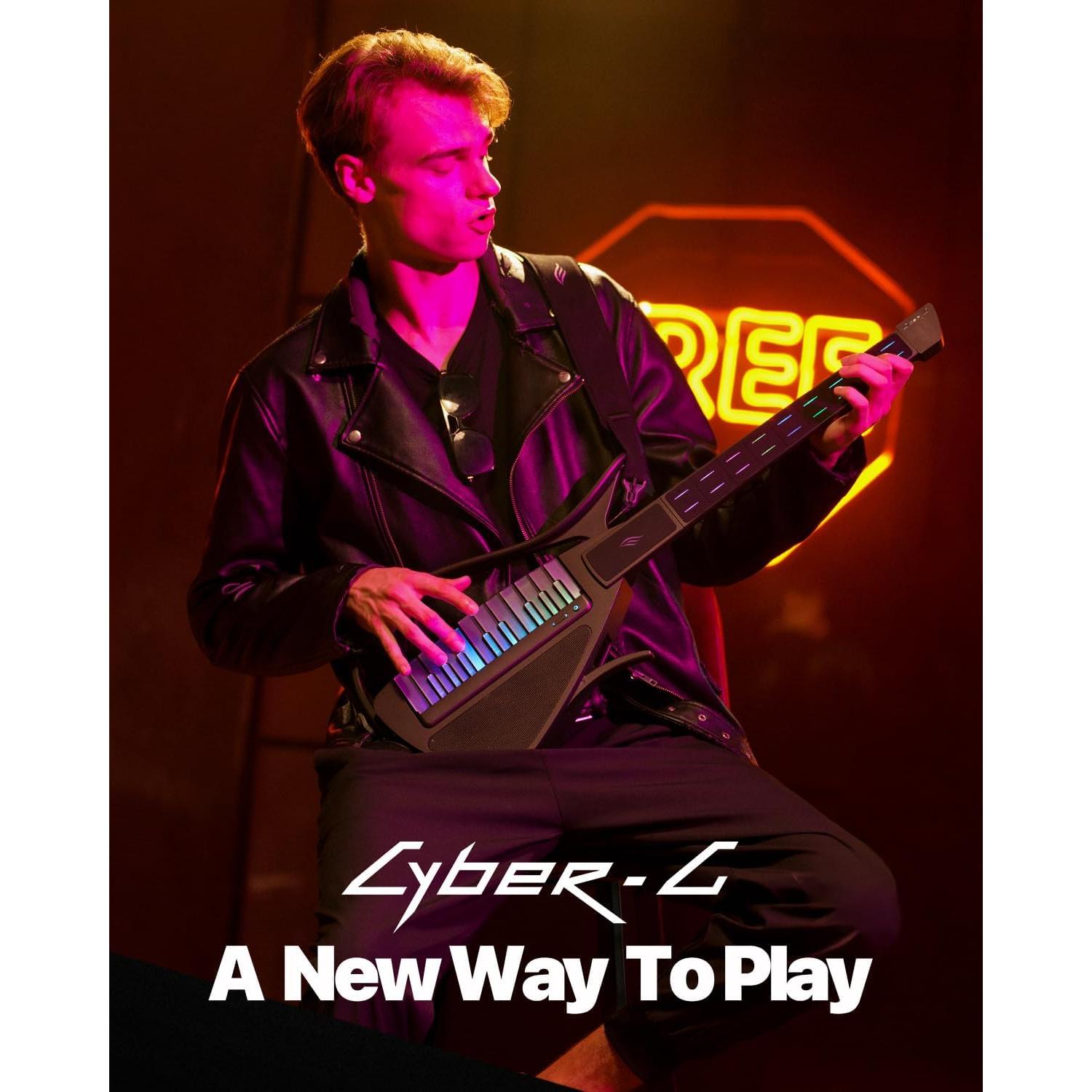 Guitarra Inteligente Enya CYBER-G Plegable 20 Sonidos Negro